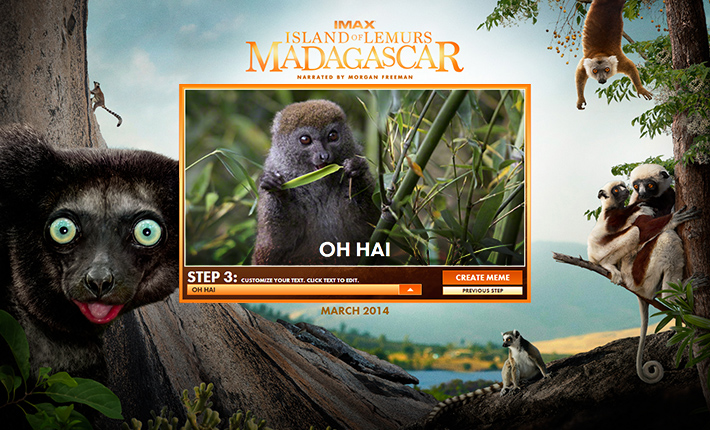 Island of Lemurs: Madagascar Meme Generator