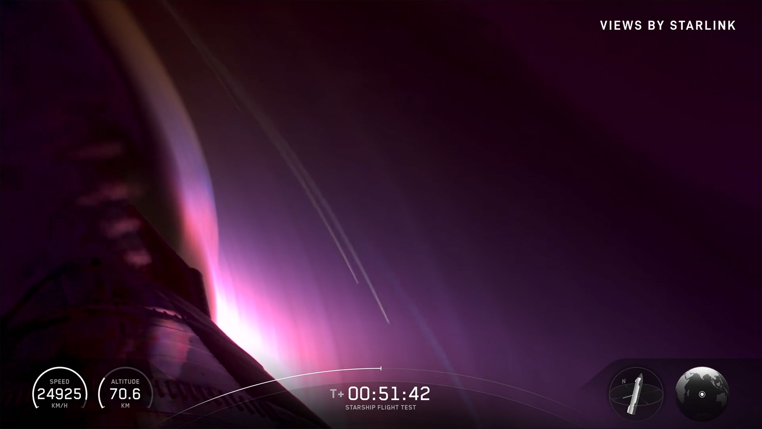 SpaceX Webcast V2 Integrated Graphics Package