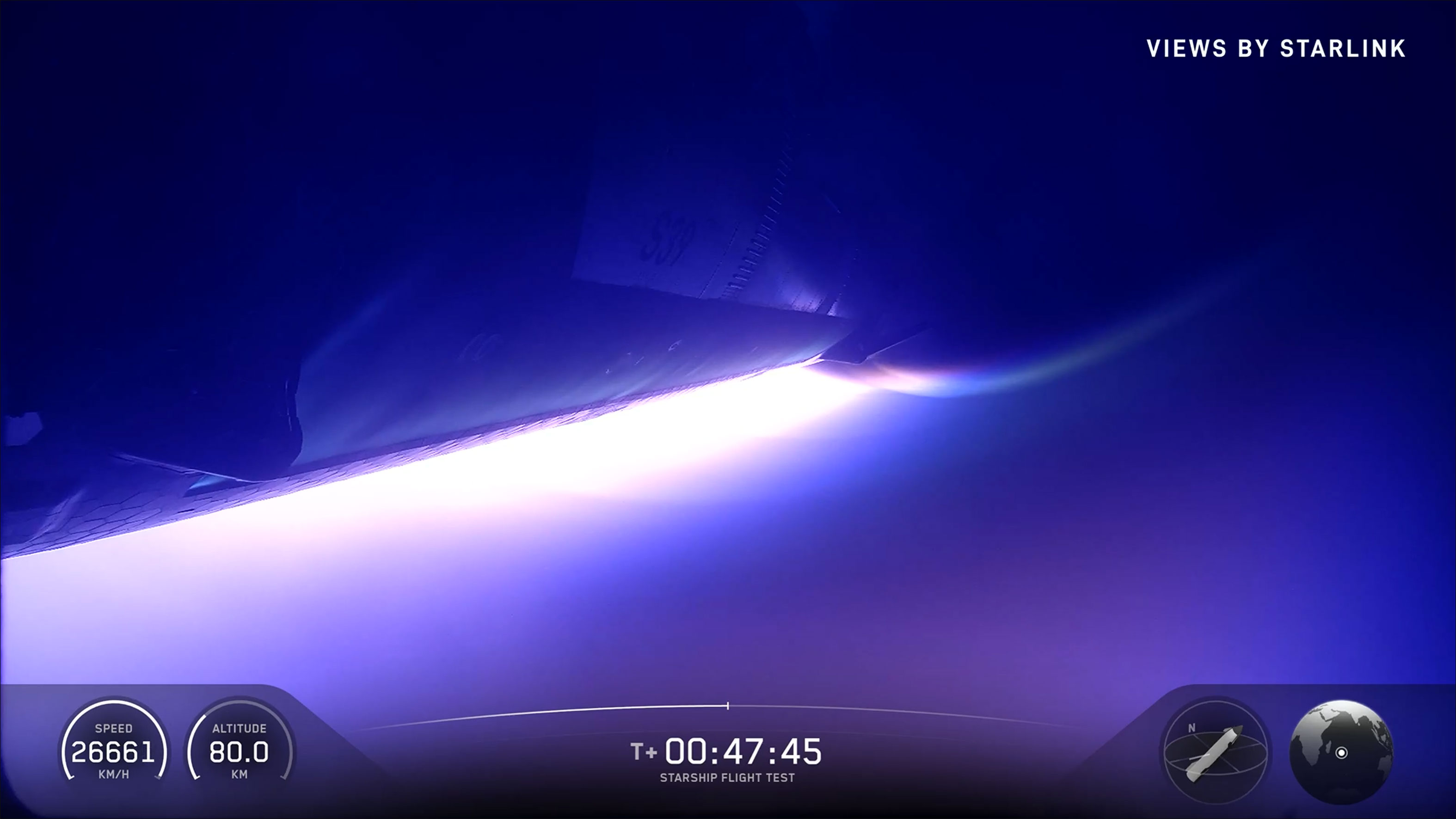 SpaceX Webcast V2 Integrated Graphics Package