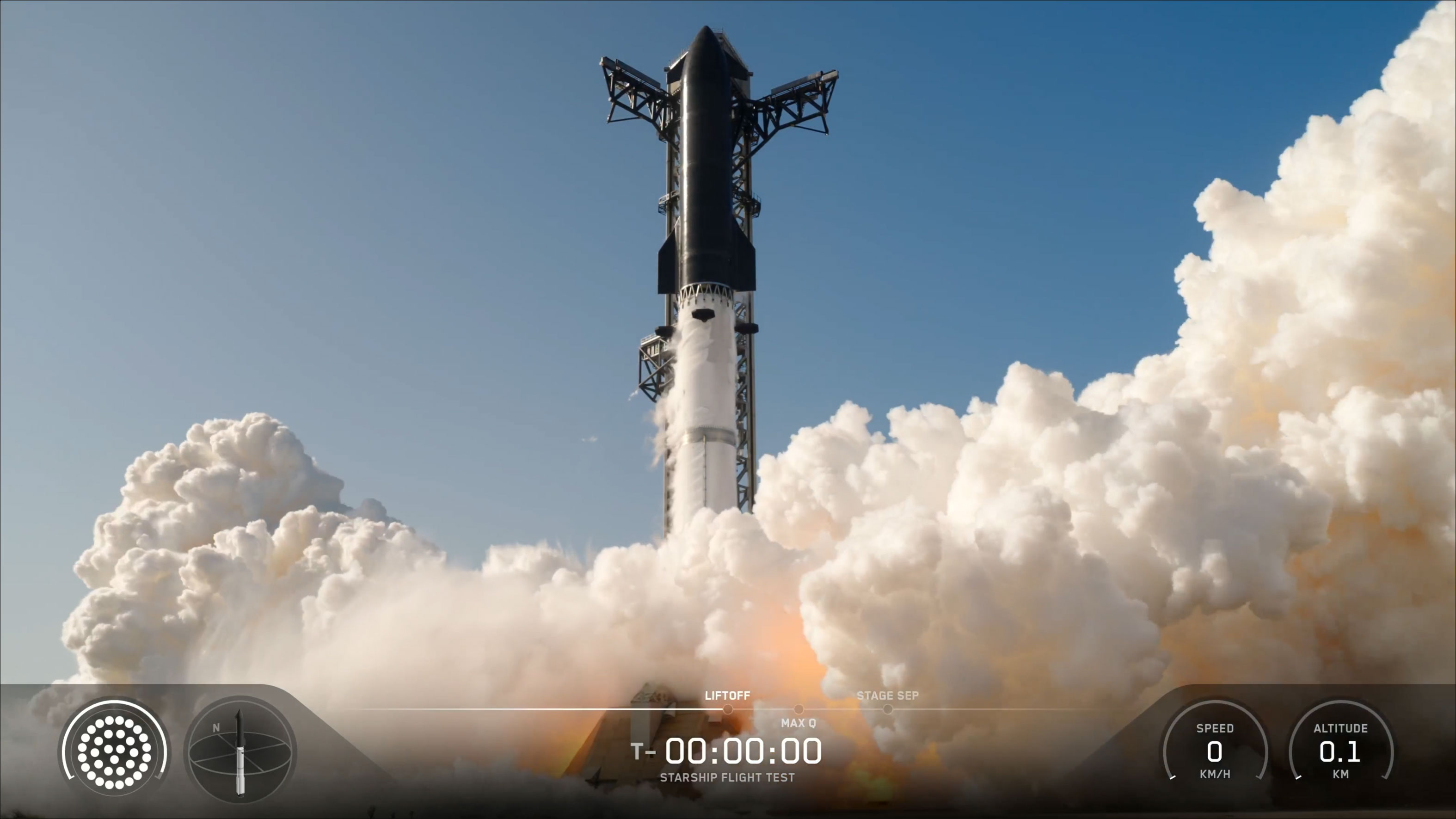 SpaceX Webcast V2 Integrated Graphics Package
