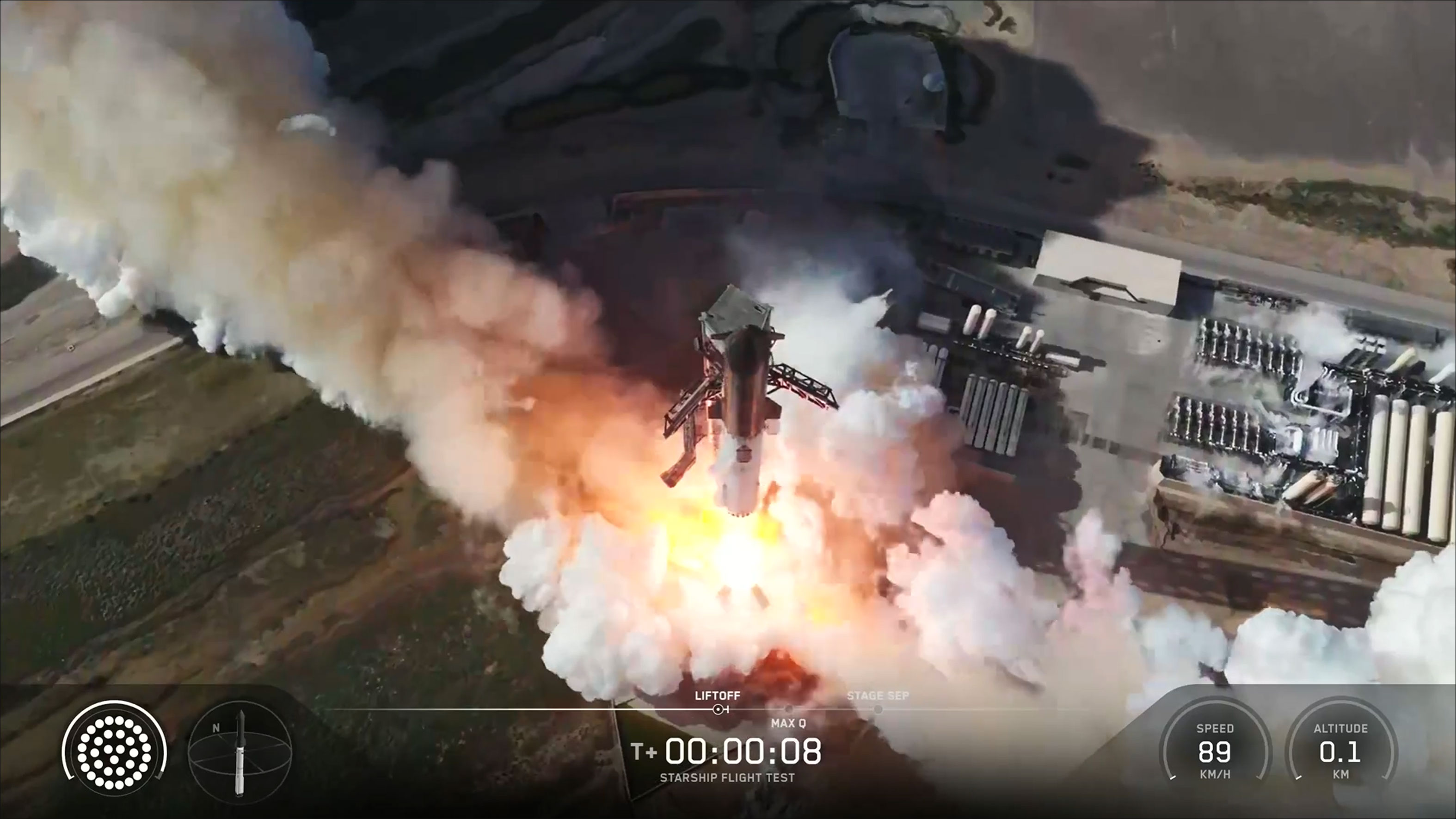 SpaceX Webcast V2 Integrated Graphics Package