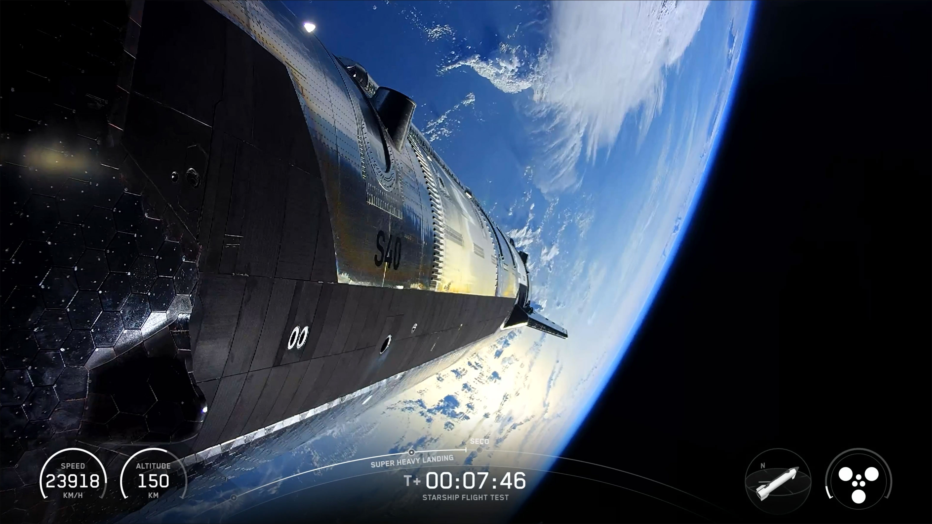 SpaceX Webcast V2 Integrated Graphics Package
