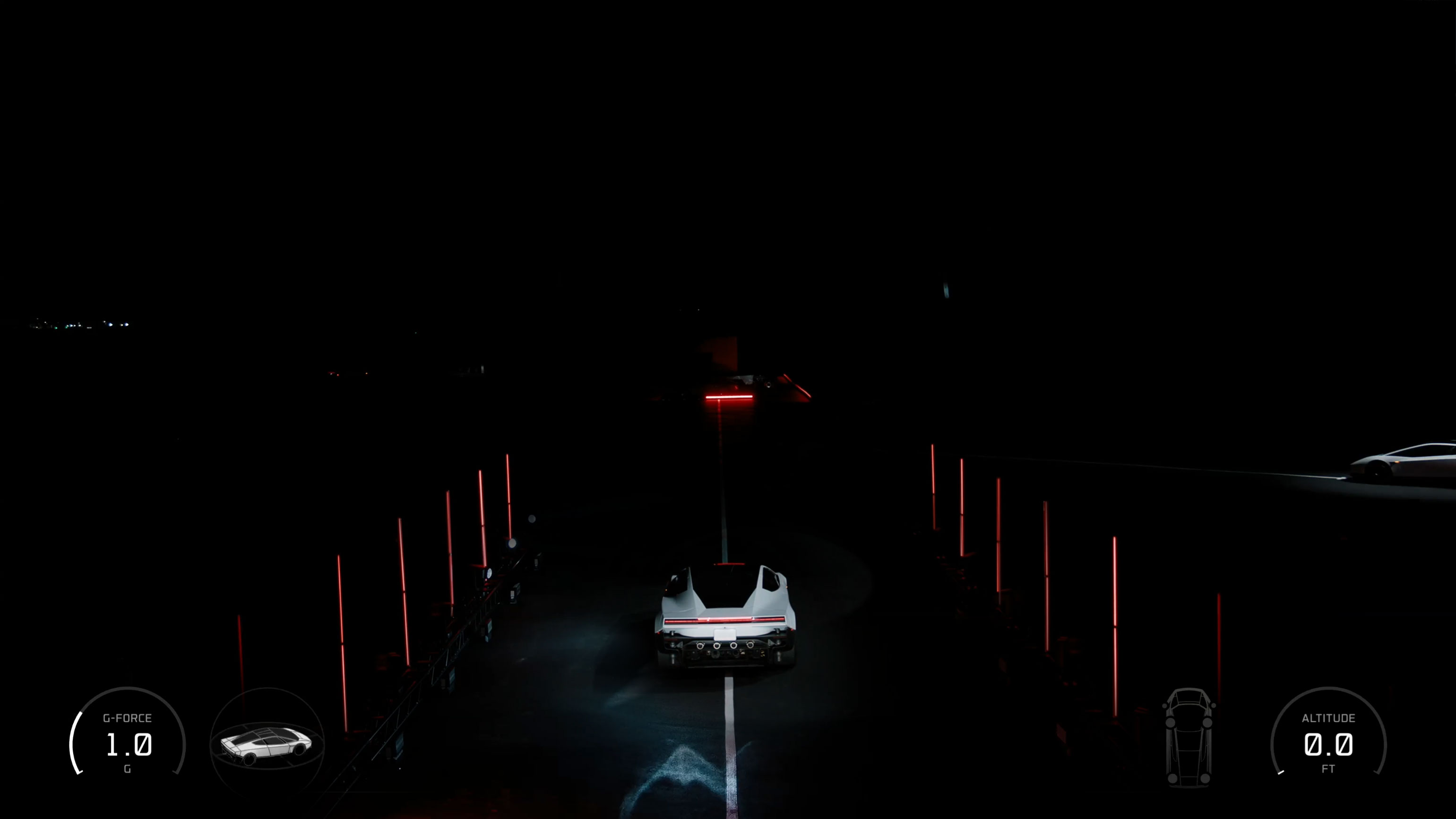Tesla Roadster Reveal UI