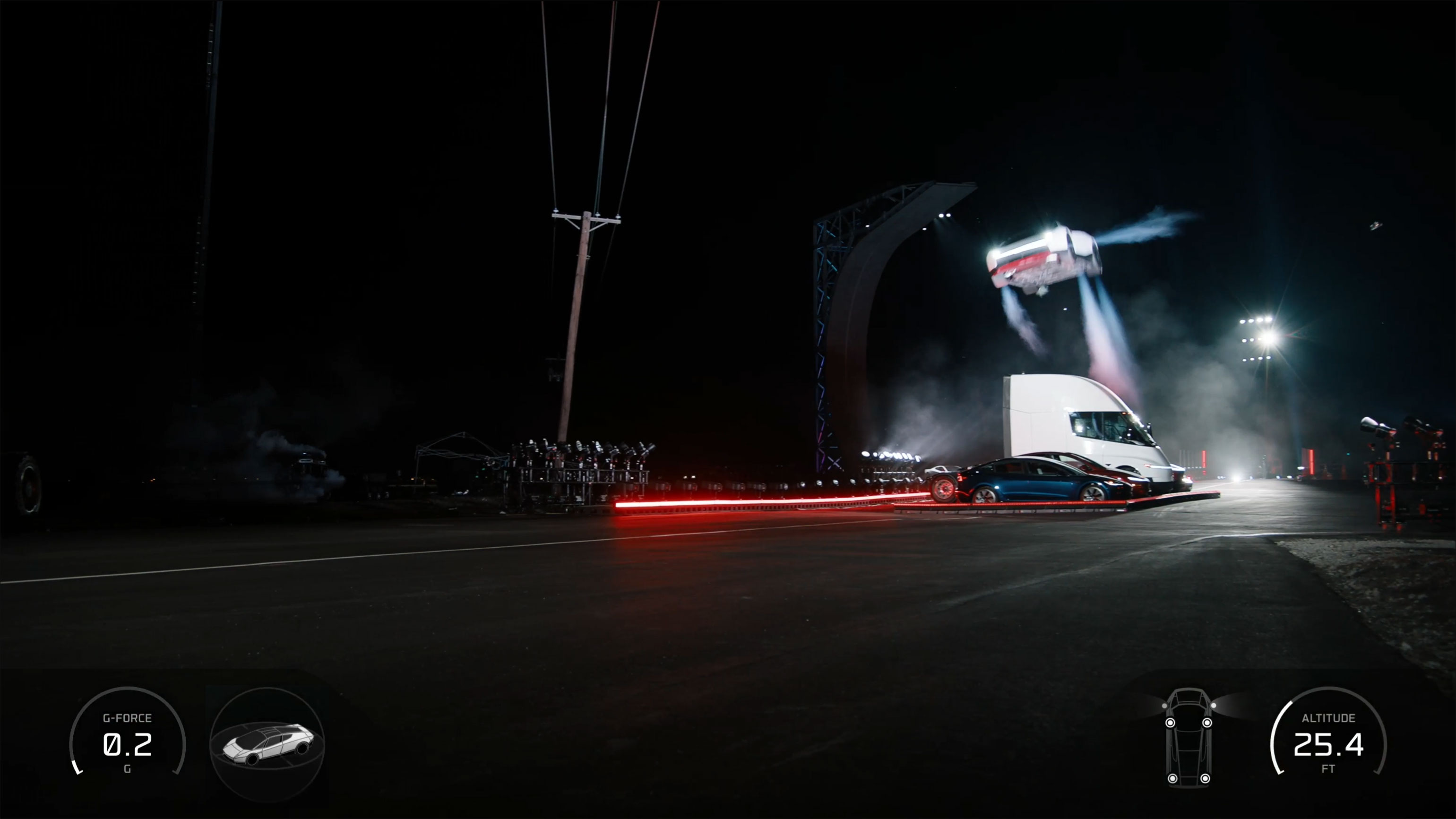 Tesla Roadster Reveal UI