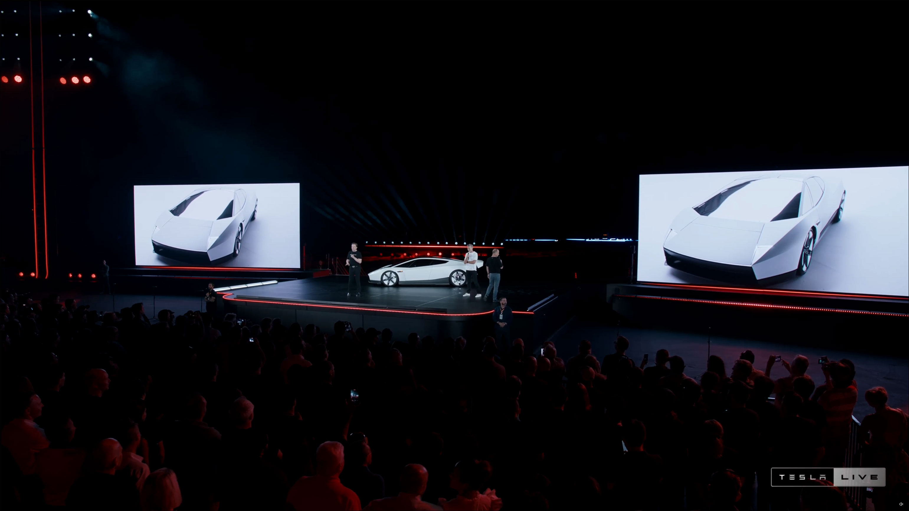 Tesla Roadster Reveal UI