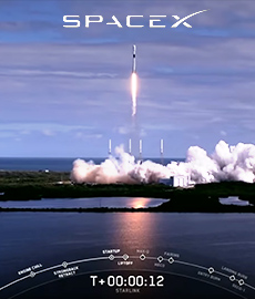SpaceX - Webcast UI